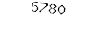 5780