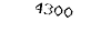 4300
