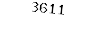 3611