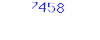 7458