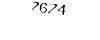 7674