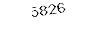 5826