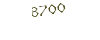 8700