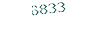 6833