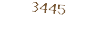 3445
