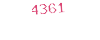 4361