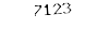 7123