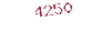 4250