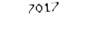 7017