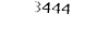 3444