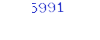 5991