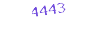 4443