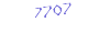7707
