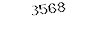 3568