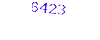 6423