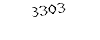 3303