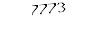 7773