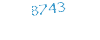 8743