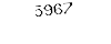 5967