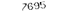 7695