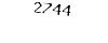 2744